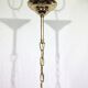 1-light lantern in gold metal