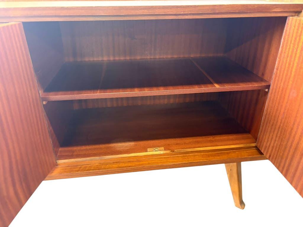Meuble TV bas vintage en bois / lowboard / buffet bas