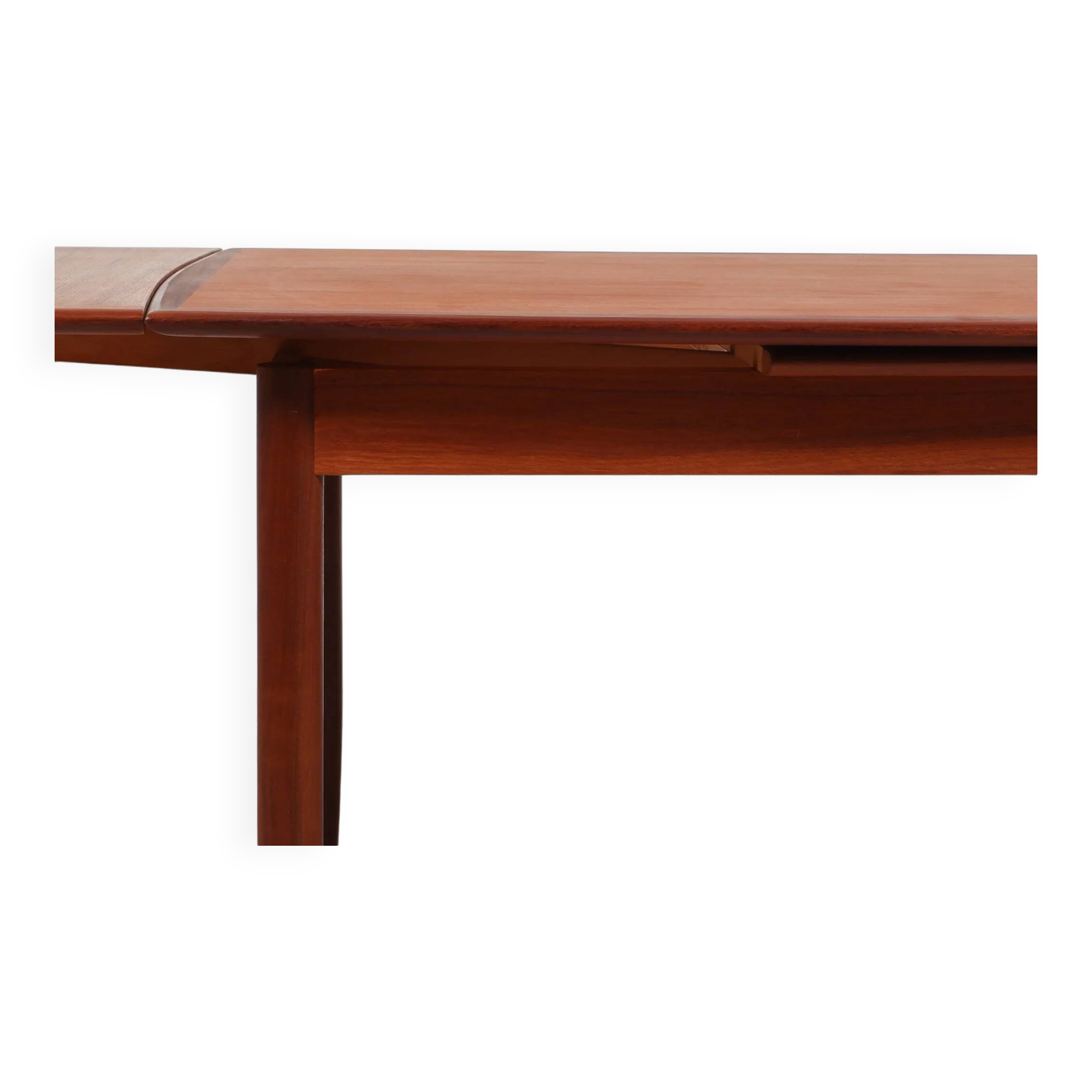 Table à manger extensible en teck par Wiesner & Hager, Autriche