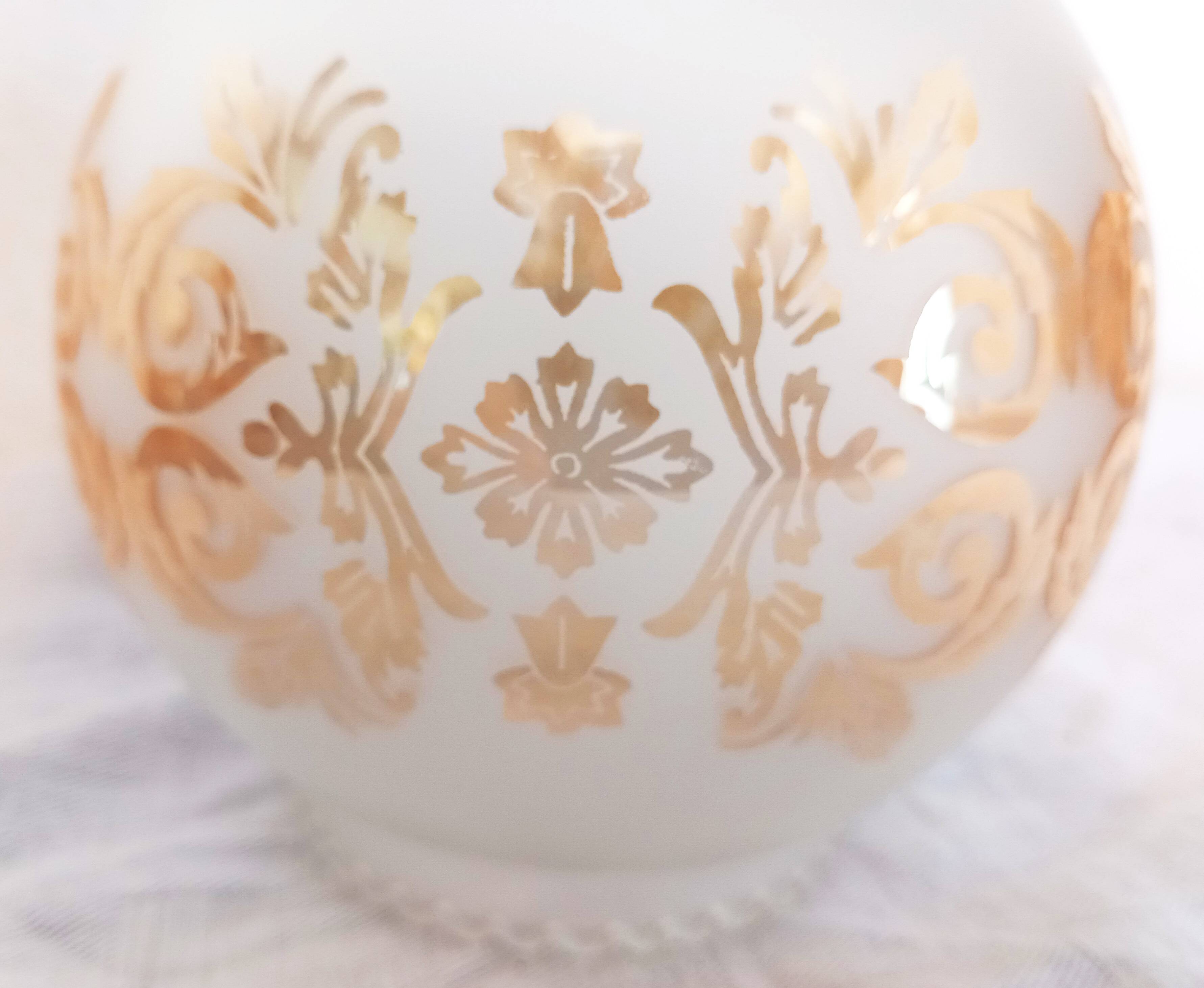 Pair of globes for light fixture