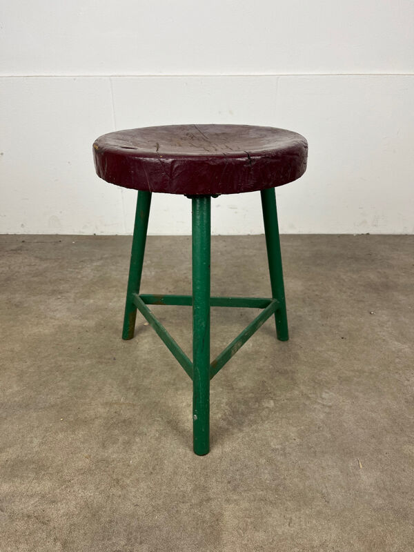 Tabouret tripode industriel style loft