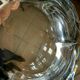 Leaf-shaped table centre of lorraine 20th century crystalry