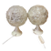 Pair of Space Age table lamps Germany 1970