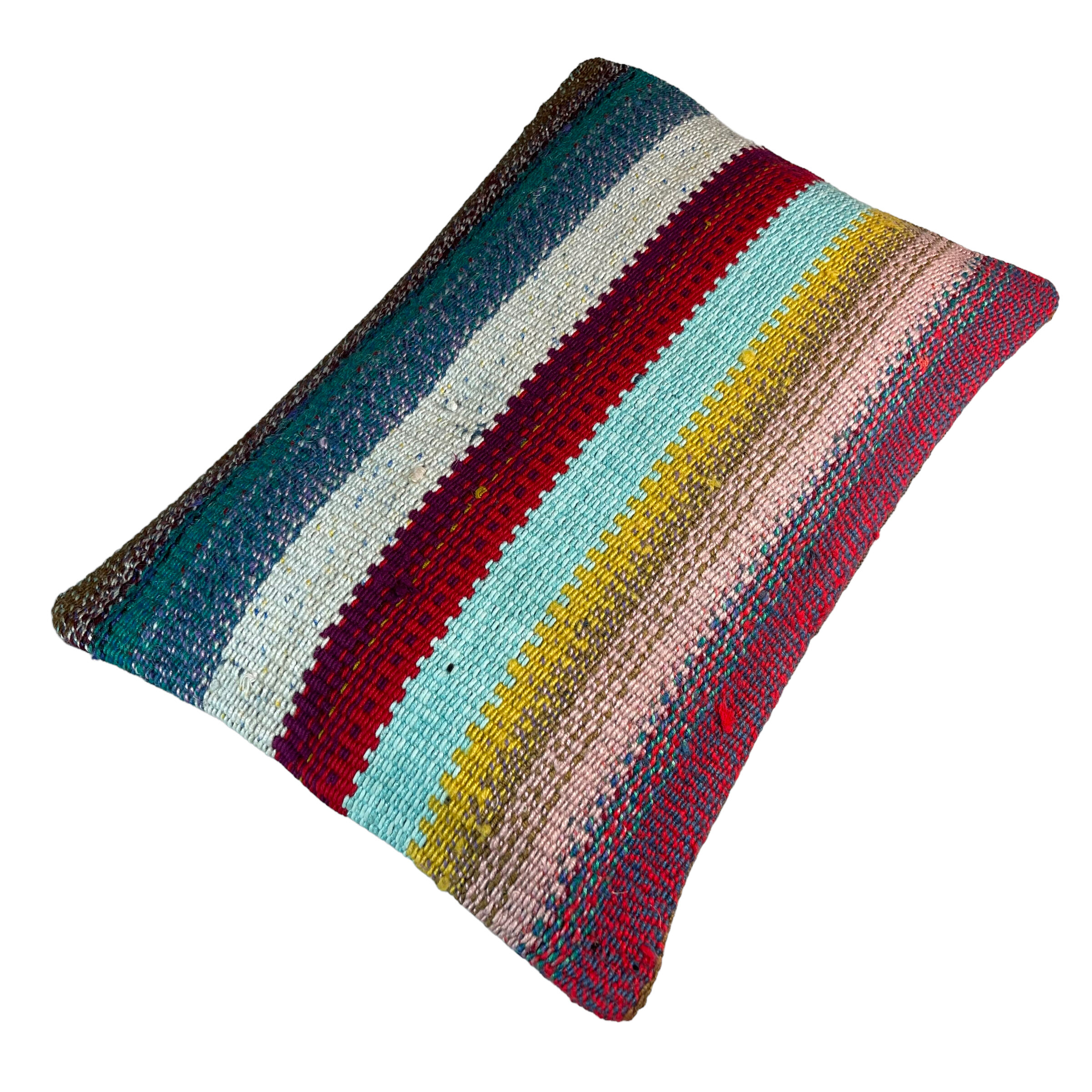 Housse de coussin vintage turque faite à la main, 30 x 50 cm