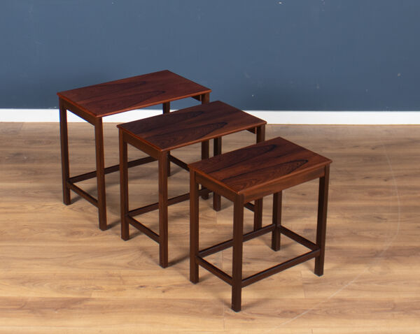 Tables gigognes par E W Bach Odense Møbelfabrik