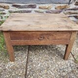 Table basse ancienne en chêne