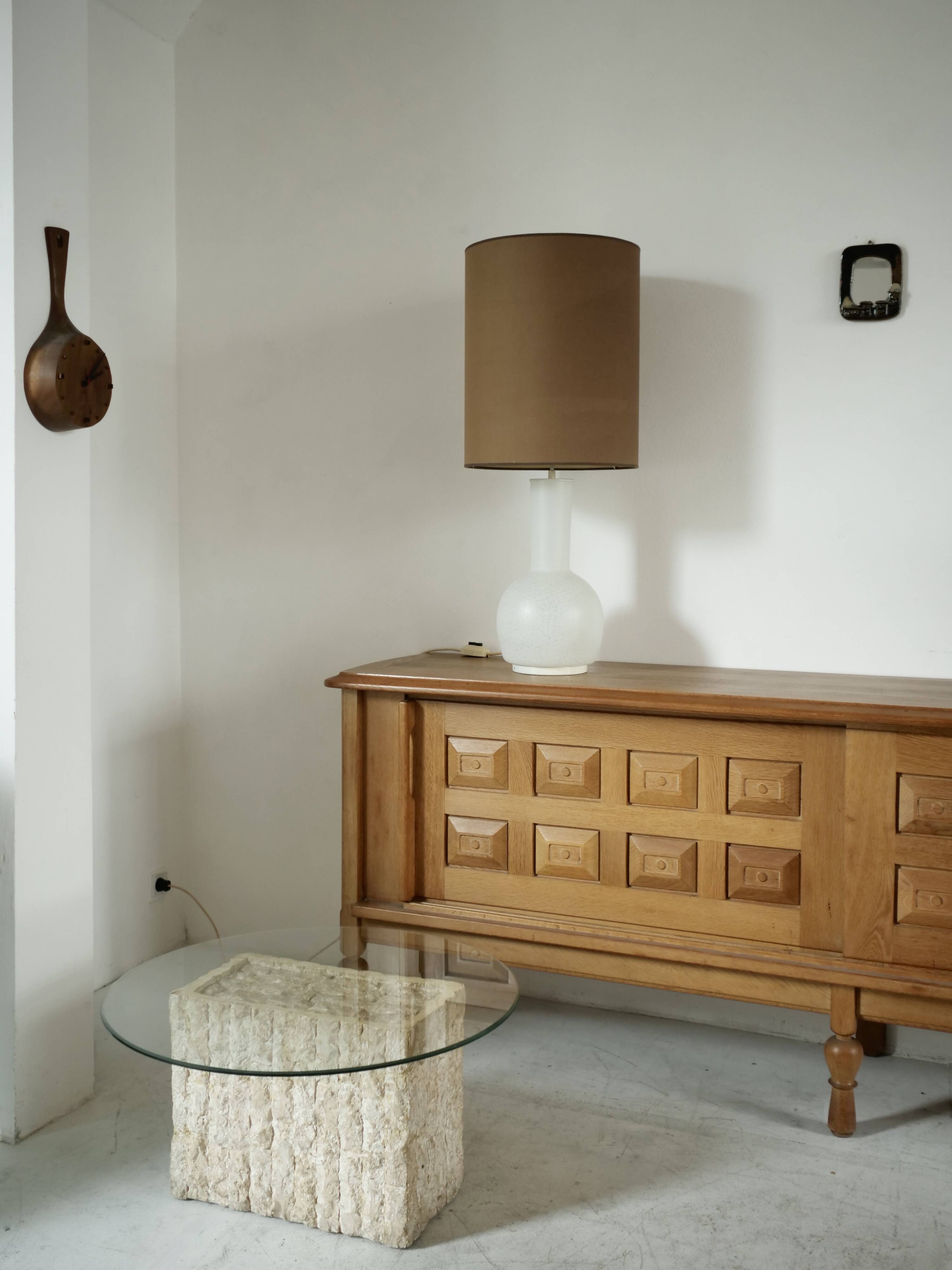 side table in travertine