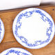 5 assiettes faïence anglaise Cauldon pour le Grand Dépôt