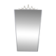 Vintage tapered mirror crown