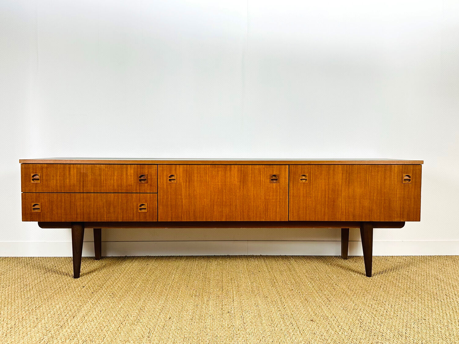 Scandinavian teak sideboard from the 1960s.