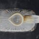 Daum Nancy, thistle carafe, engraved, gilded, crystal, very good condition.