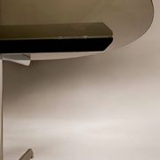 Table à manger à plateau en verre fumé - c. 1970 - Roche Bobois