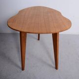 Tripod coffee table, solid oak, Steiner edition
