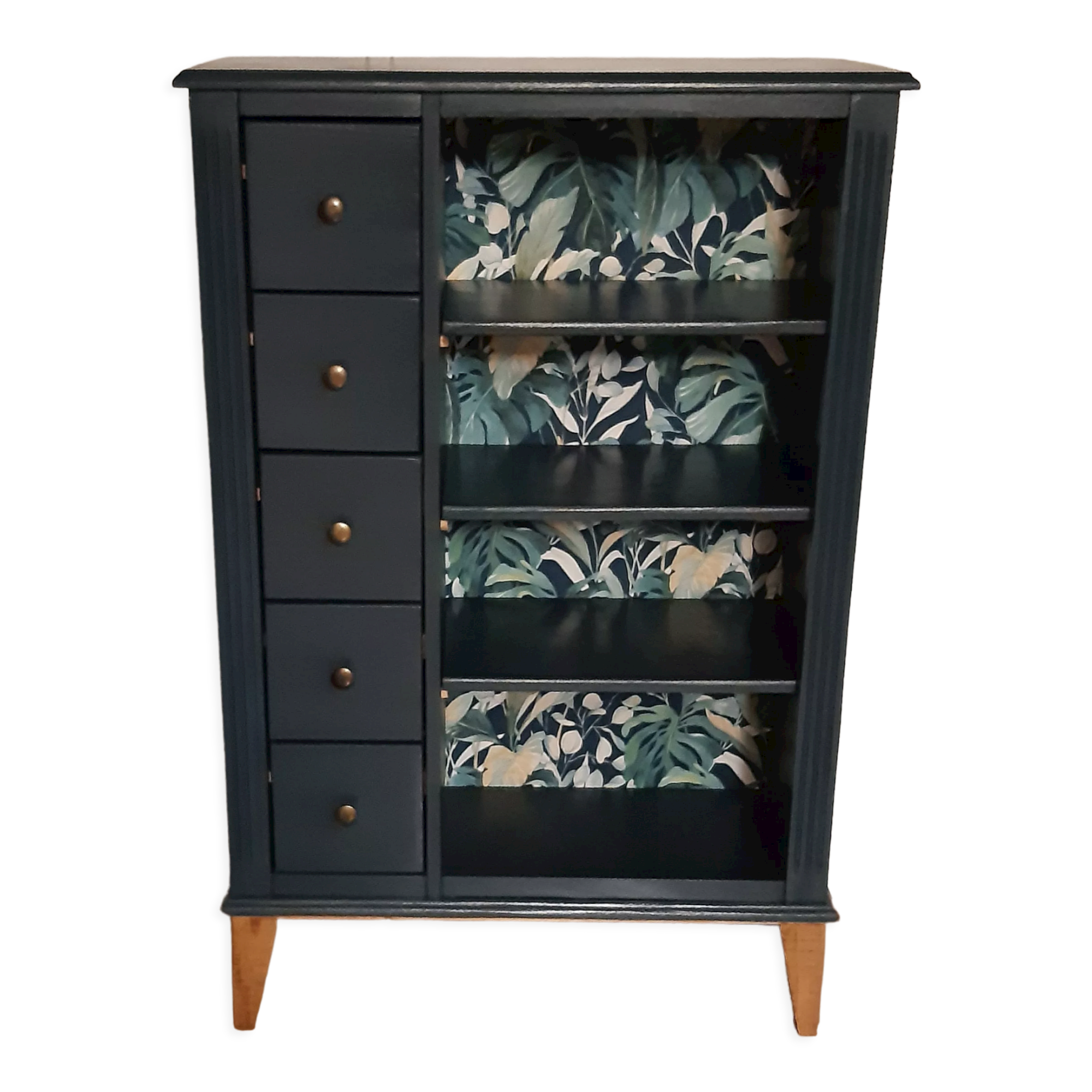 Scandinavian flour ganne blue