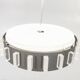 Metal and plexiglass ceiling light Anonymous Sweden 1970