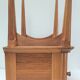 Bedside wood feet tapered 60s