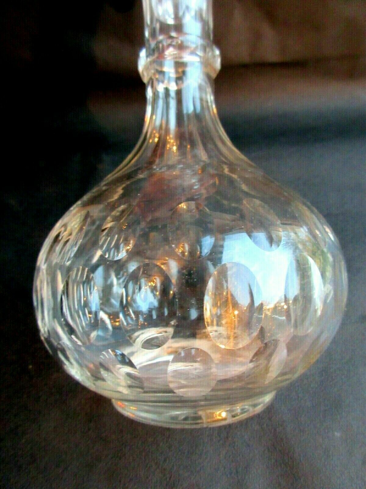 Carafe Baccarat, St Louis cristal incolore taillé, Napoléon III