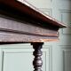 Table de milieu, bureau Napoléon III en bois massif 19ème siècle