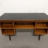 Scandinavian double-sided teak desk from the 50s/60s