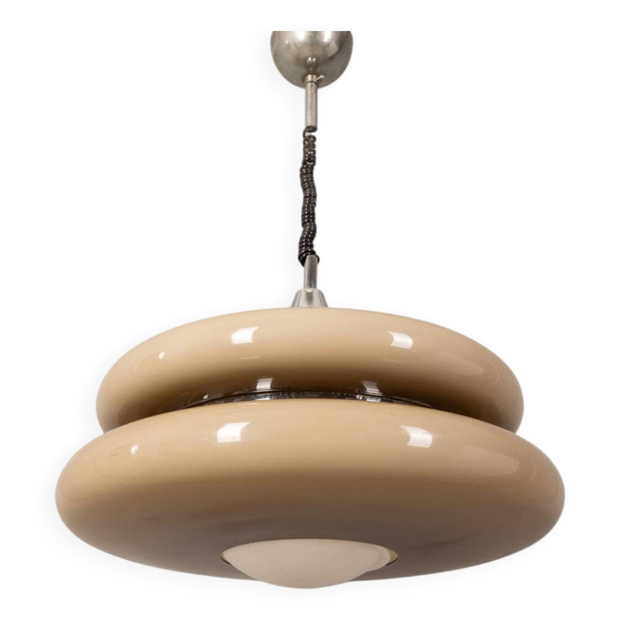 70s vintage chandelier in Plexiglass Tortora Italian Design