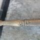 Box of salad cutlery in horn and silver metal