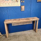 Old workbench, bar counter, high table, console