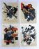 Lot de 4 lithographies originales d'Alain Le Yaouanck 1978. Les 4 élements