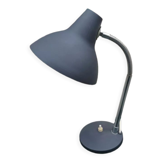 Lampe articulée métal gris anthracite mat, 1960