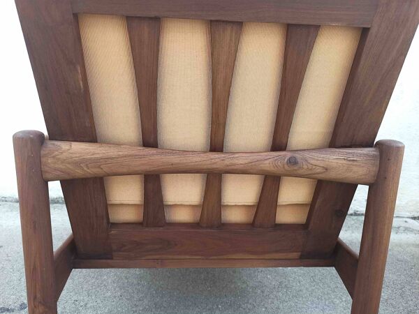 Paire de fauteuils scandinaves Années 60 refaits à neuf