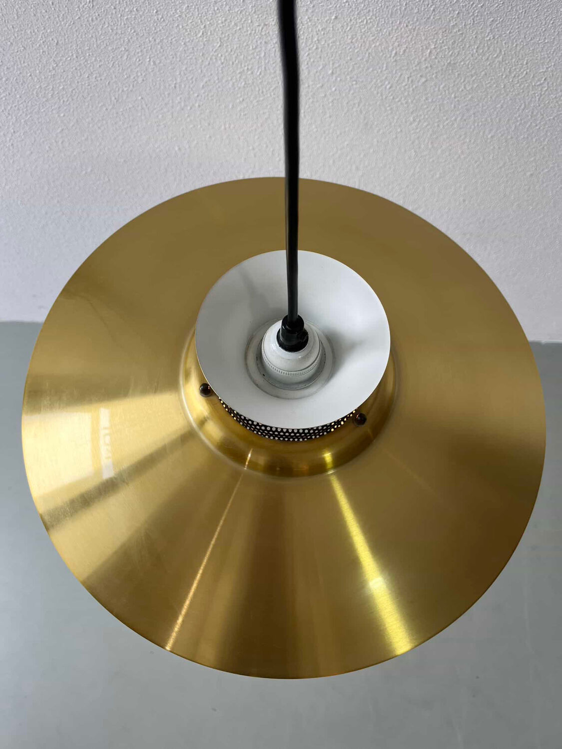 Vintage pendant lamp brass