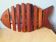 Wooden fish trivet