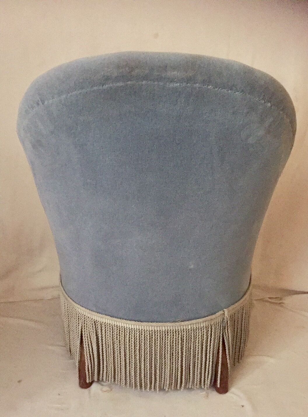 Toad Blue Velvet armchair