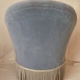 Toad Blue Velvet armchair