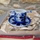 Porcelain coffee cups from Monte Sião (Brazil)