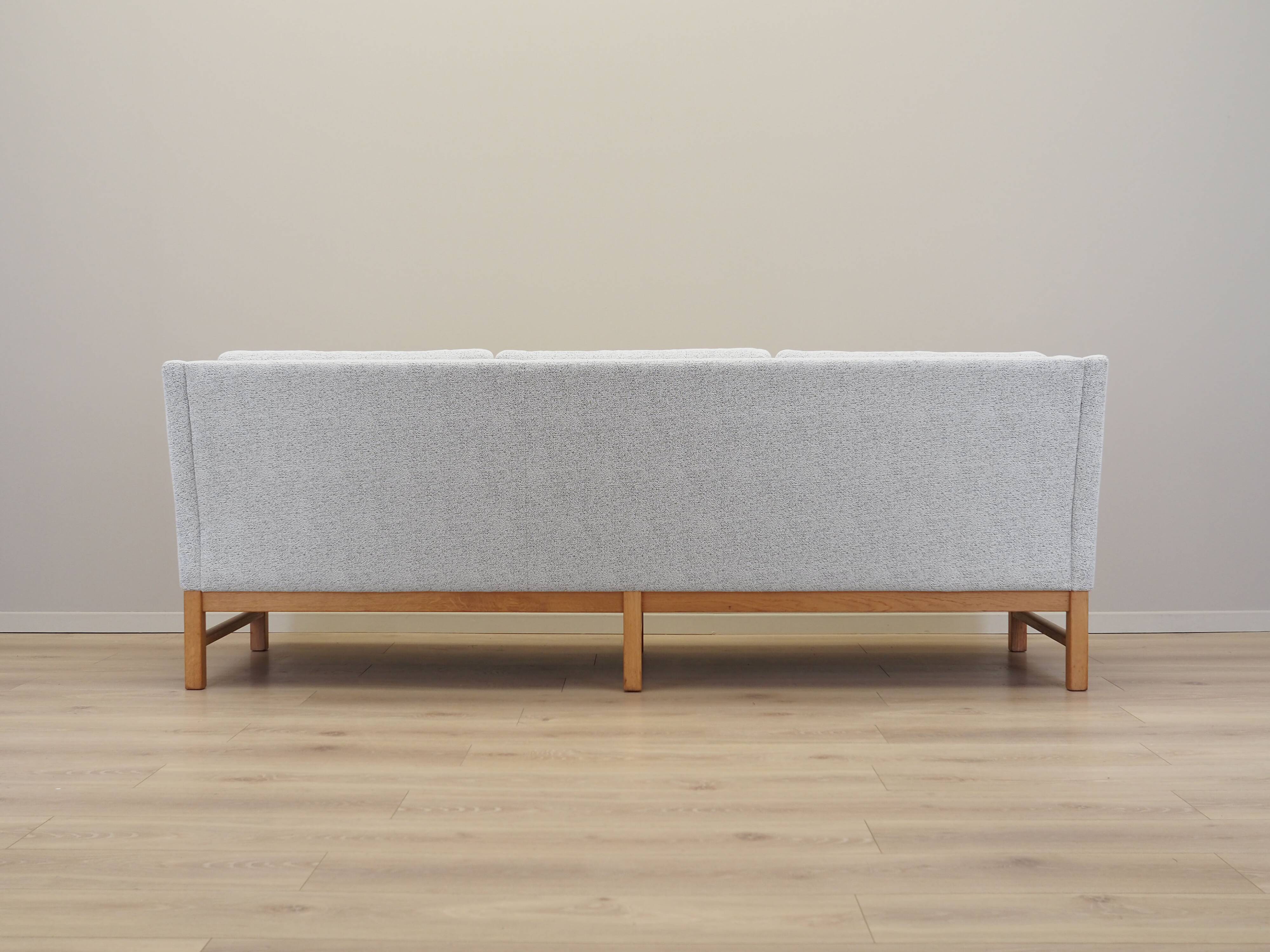 Oak sofa, Danish design, 1970s, manufactured by Erik Jørgensen Møbelfabrik