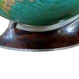 Ancien Globe Terrestre Verre  Lumineux Mappemonde Art Déco Colomb W. Jaden