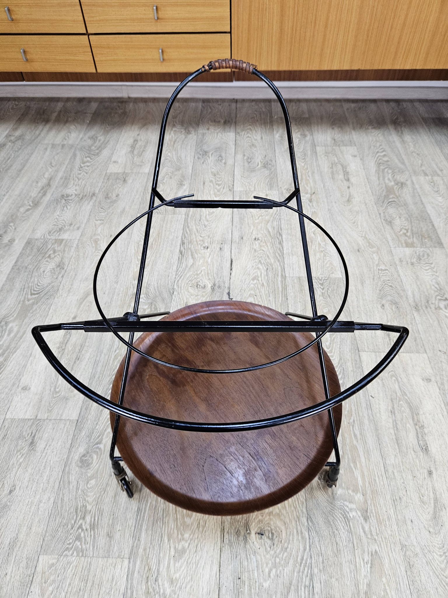Bar cart, åry fanérprodukter, nybro, teak, sweden, 1960s
