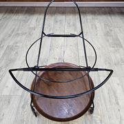 Bar cart, åry fanérprodukter, nybro, teak, sweden, 1960s