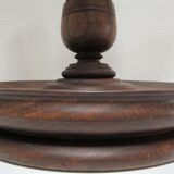 Chandelier solid wood turned stamped