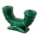 slip candle holder, Green, St Clément, 1960
