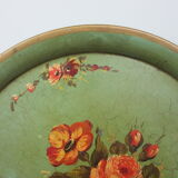 Old painted sheet metal top