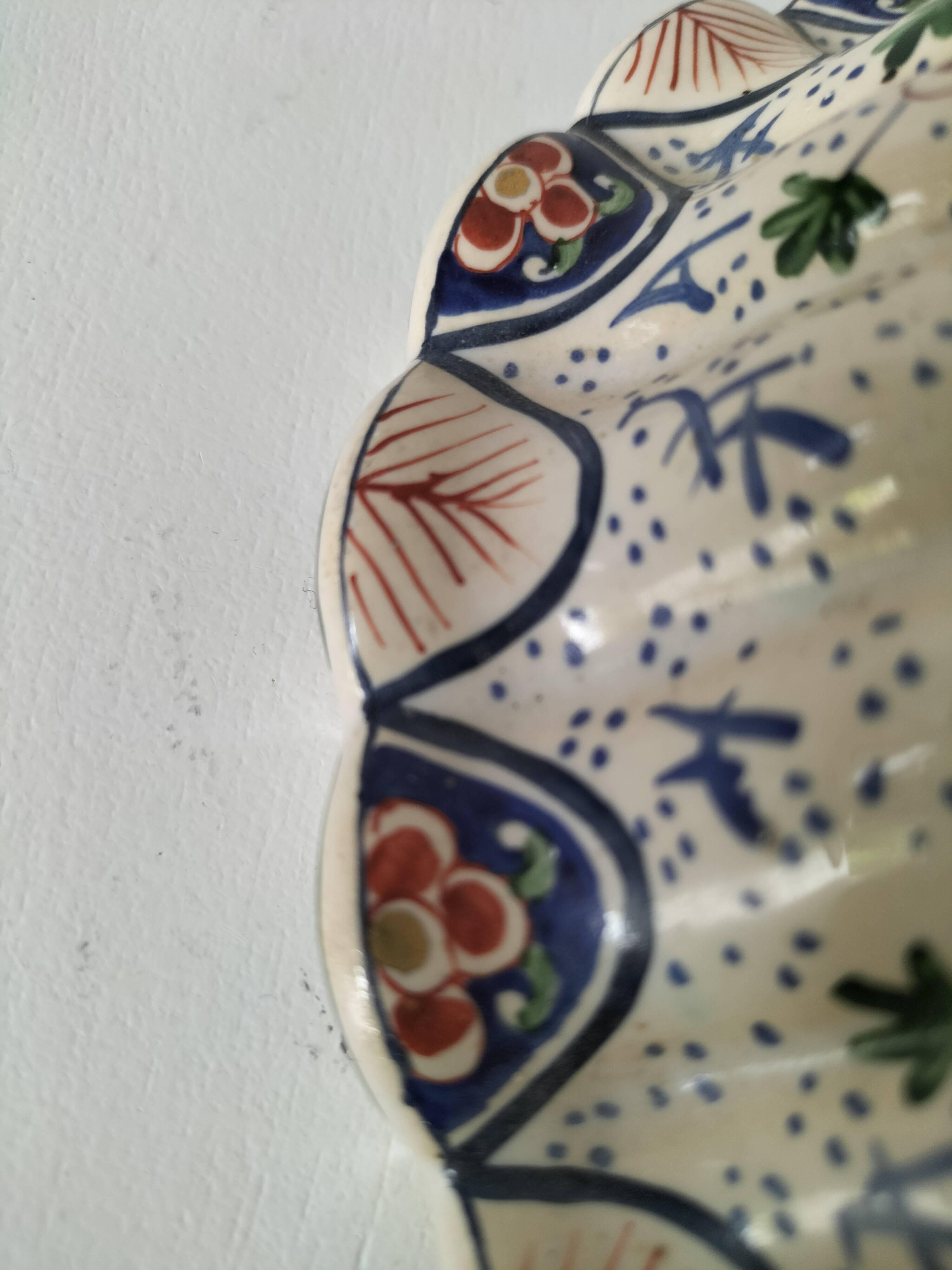 Earthenware lamp base signed Roger Colas – Cashmere decor – Clamecy