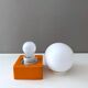 Mid Century ceramic wall lamp by Brunquell