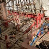 Model of a Royal Navy ship