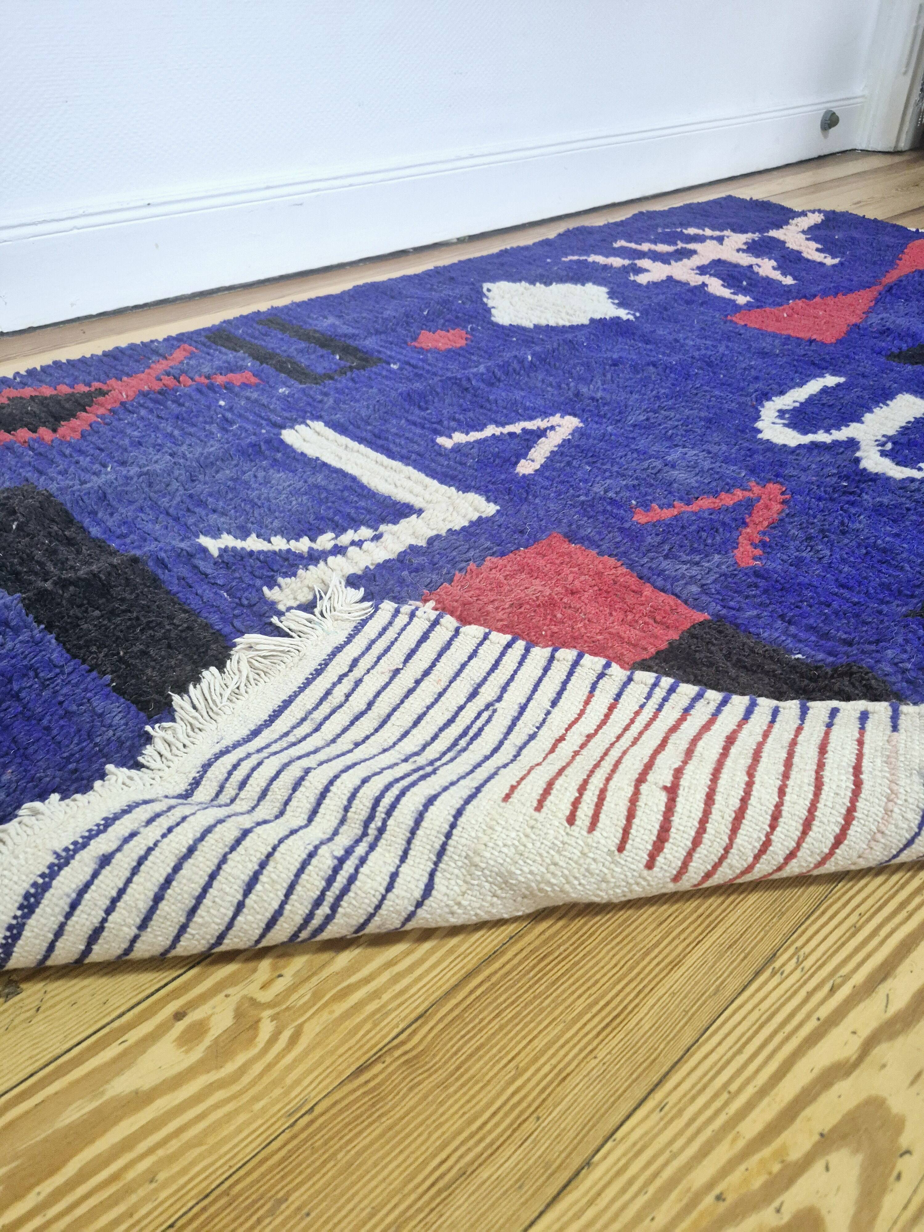 Handmade berber carpet