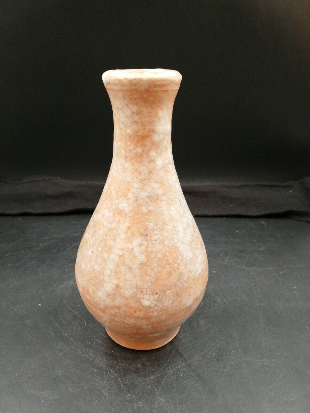 Vallauris cracked sandstone signed Augustus dated 1959