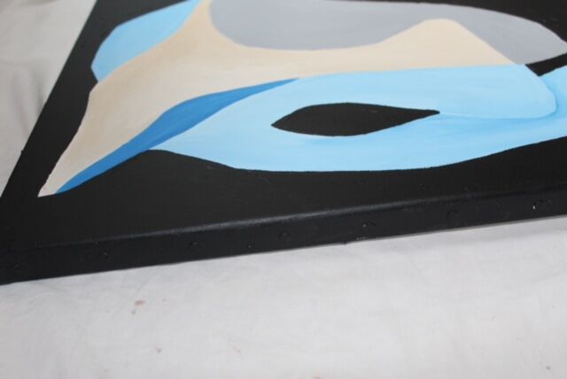 Peinture unique colorée, d'après Le Corbusier