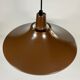 Suspension in chocolate lacquered aluminium produced in Denmark, Scandinavian design 1970-1980