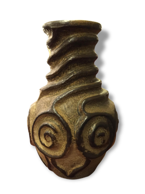 Grand vase décor géométrique