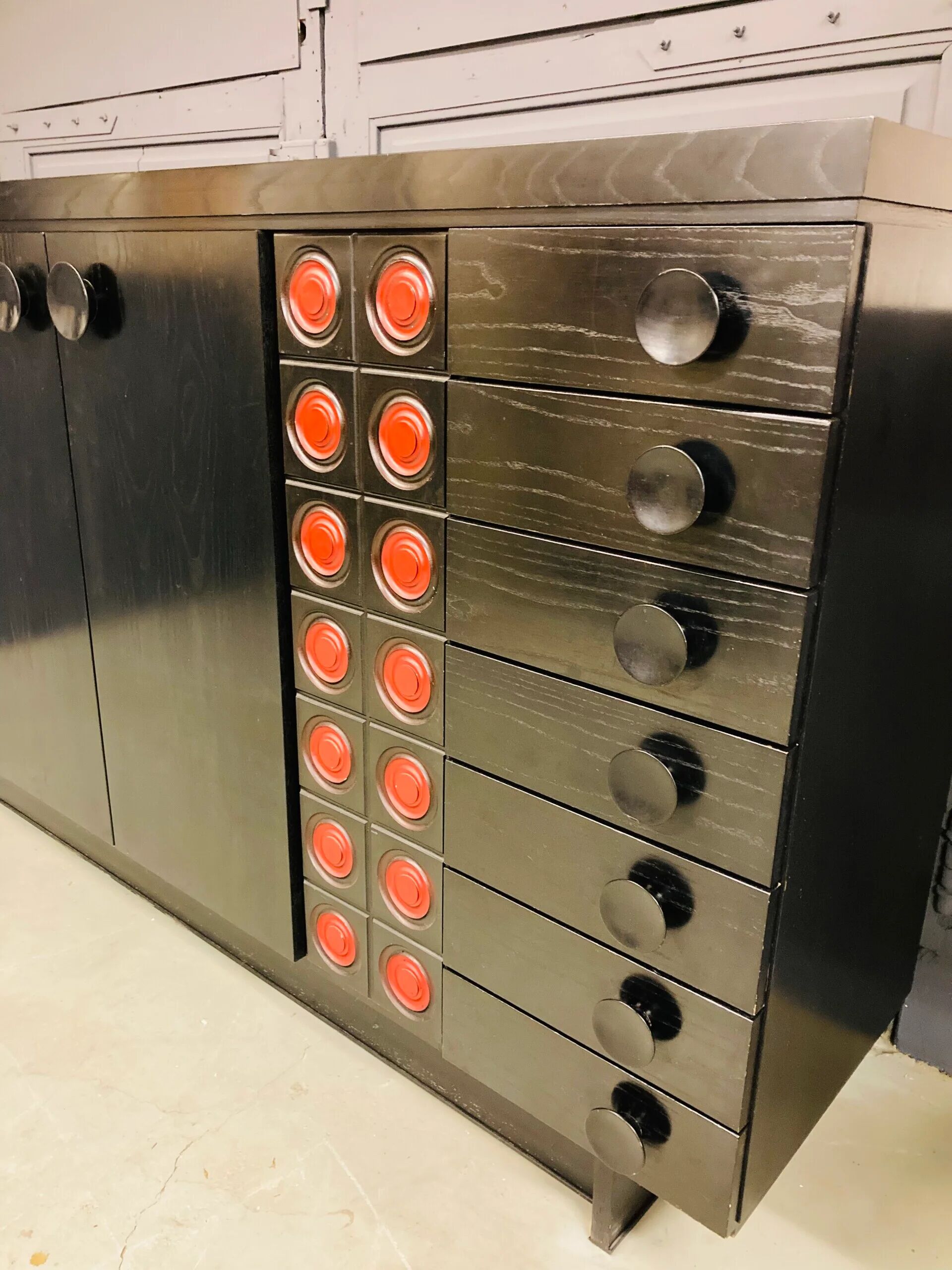 Vintage brutalist high-board 1970s